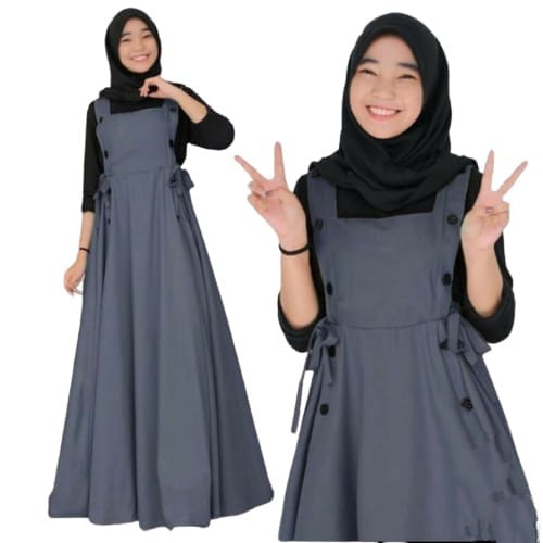 Gamis anak perempuan/gamis rompi/pakaian anak perempuan terbaru2022