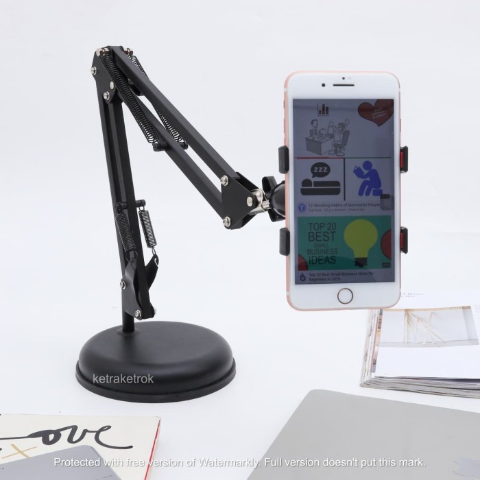 Jual Stand Holder Dudukan Hp Meja Fleksibel Berat Dan Stabil Model Pixar Bagus
