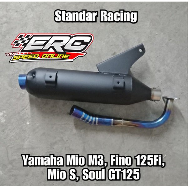 KNALPOT WRX STANDAR RACING MIO M3 - FINO 125 FI - MIO S - SOUL GT 125 RACING ORIGINAL ORI