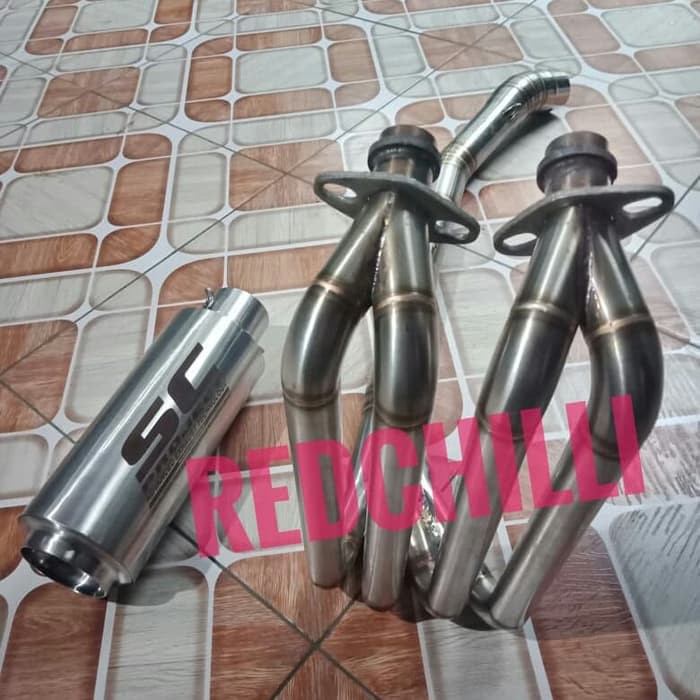 KNALPOT KAWASAKI NINJA 250 KARBU - NINJA 250 FI - KAWASAKI Z250 - R25