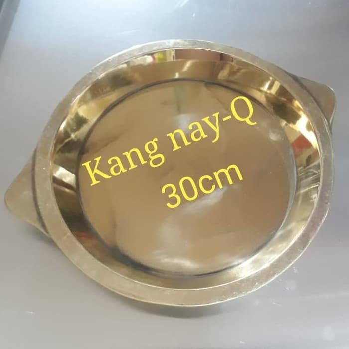 Cetakan/ Loyang Martabak Manis Bangka Terang bulan 30cm/Bahan Kuningan