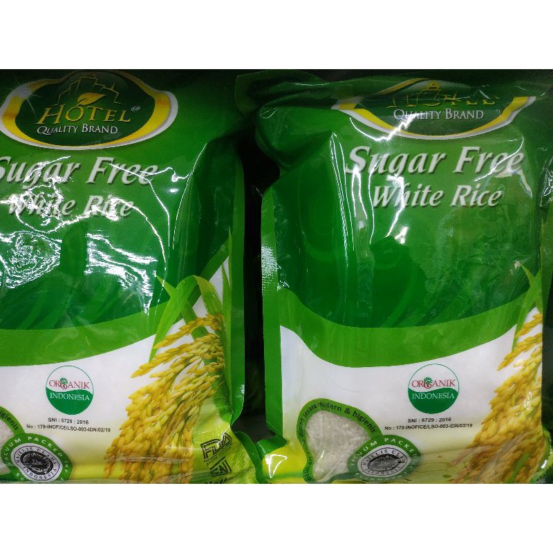 

Beras putih organik hotel 2kg
