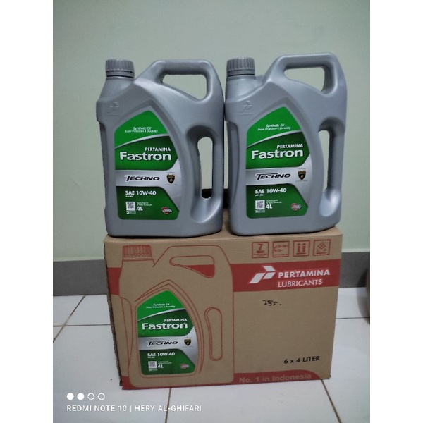 OLI PERTAMINA FASTRON TECHNO 10W 40 ORIGINAL