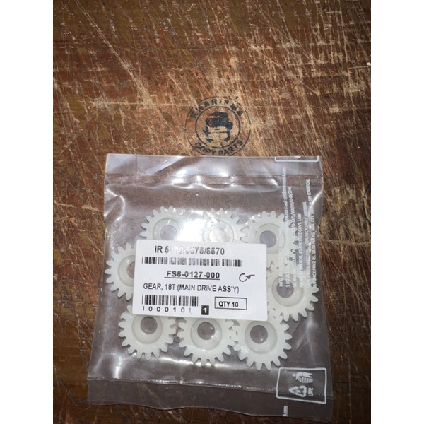 

Gear, 18T ( Belakang Drum Unit )