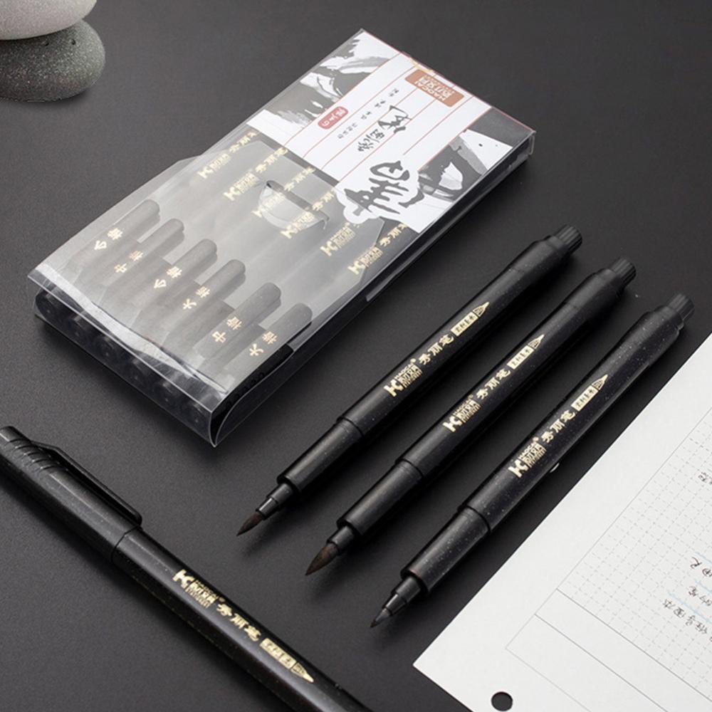 Timekey 1Pc Pen Kuas Kaligrafi Cina Untuk Stationery Pelajar Sekolah C7E6