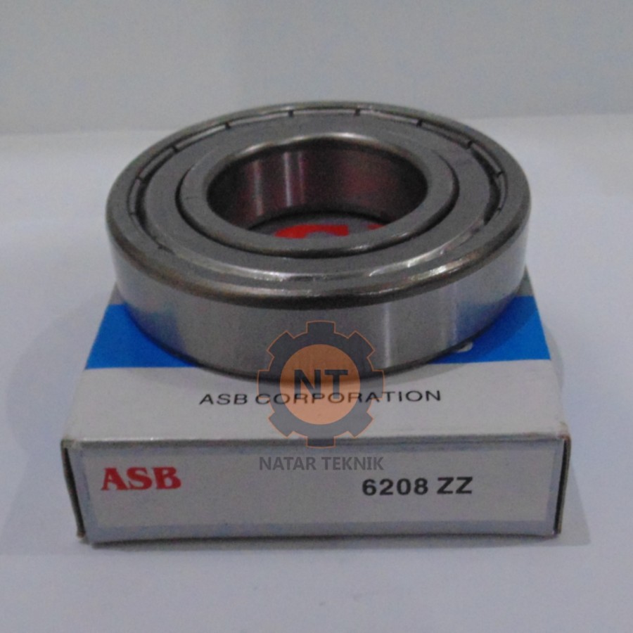 Bearing 6208 ZZ / Ball Bearing 6208 ZZ Merk ASB (TUTUP BESI)