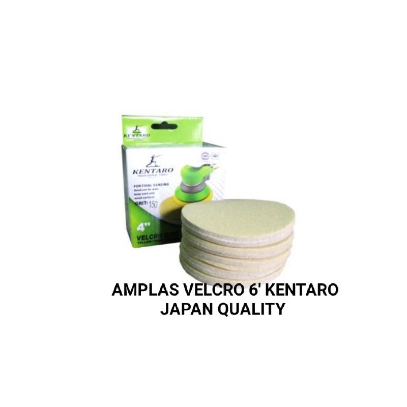 Amplas bulat Velcro 7&quot; kentaro Japan quality