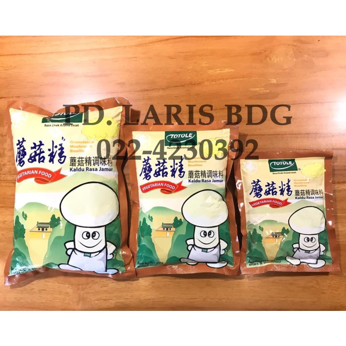 

TOTOLE KALDU JAMUR 200GR (GRANULATED MUSHROOM BOUILLON) Terlaris