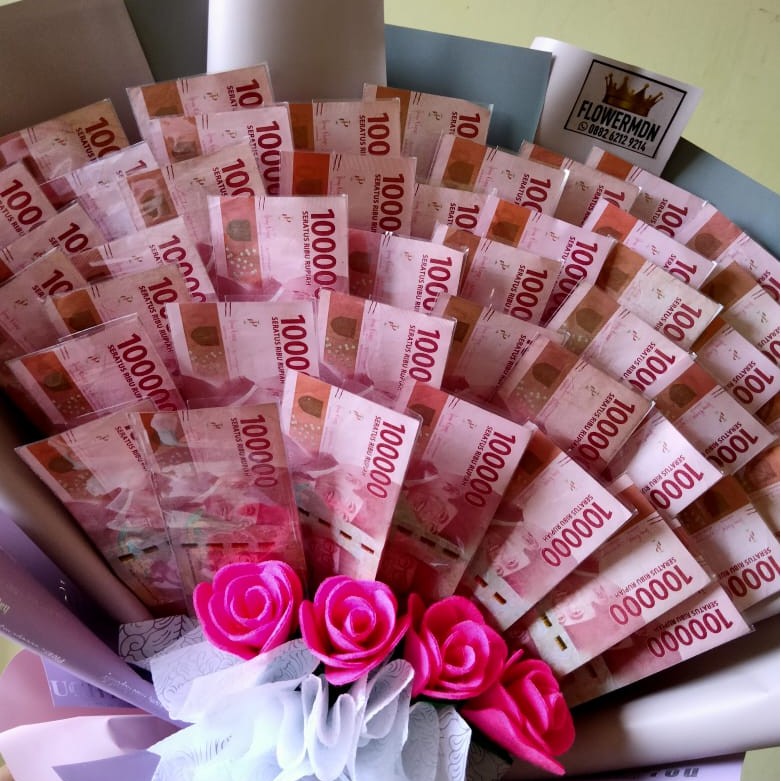 Buket Uang Medan Money Bouquet Murah Bunga Ulang Tahun Anniversary Shopee Indonesia