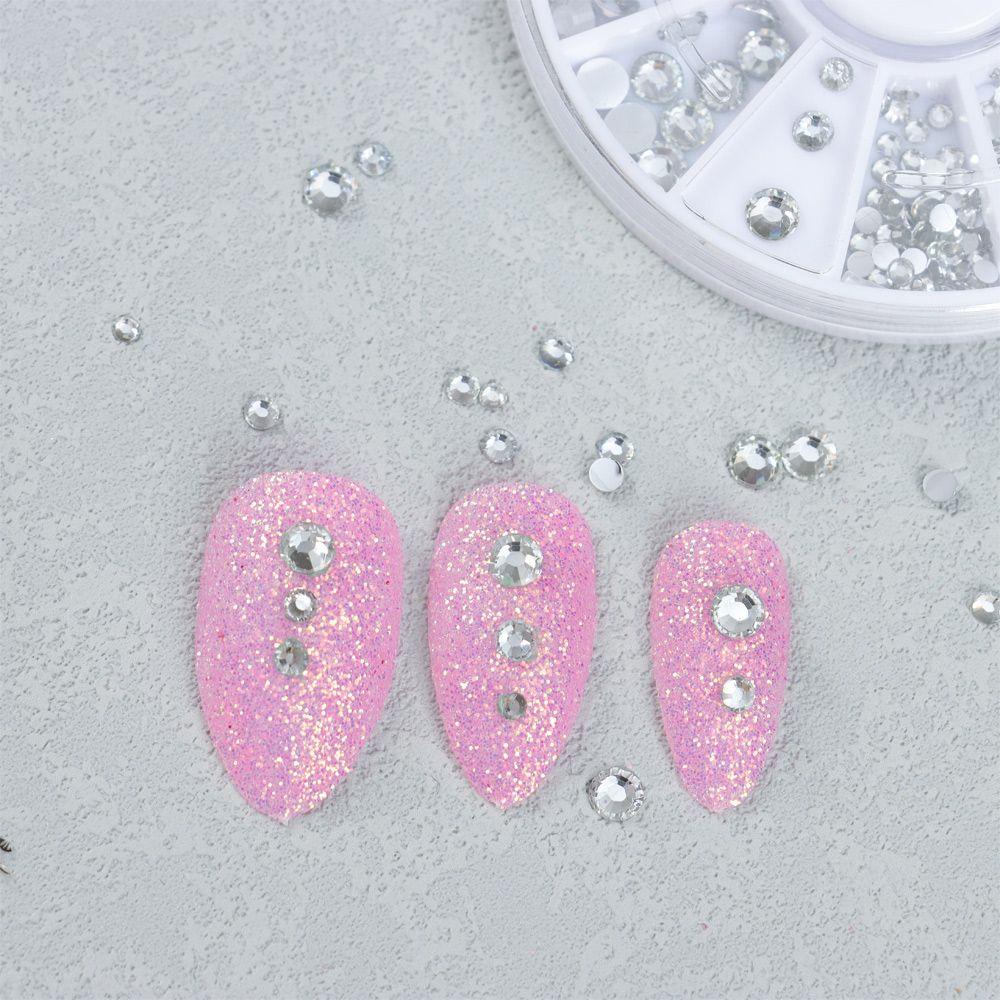 Solighter Nail Rhinestones Aksesoris Baru Kristal Kuku Art