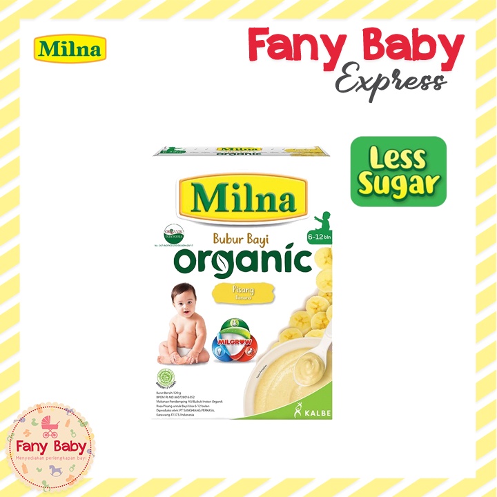 MILNA BUBUR ORGANIC 6+ BULAN 120G