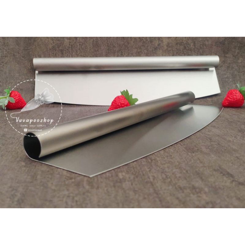 Scraper Stainless Panjang / Scraper Stainless Jumbo / Scraper Kue / Spatula Kue