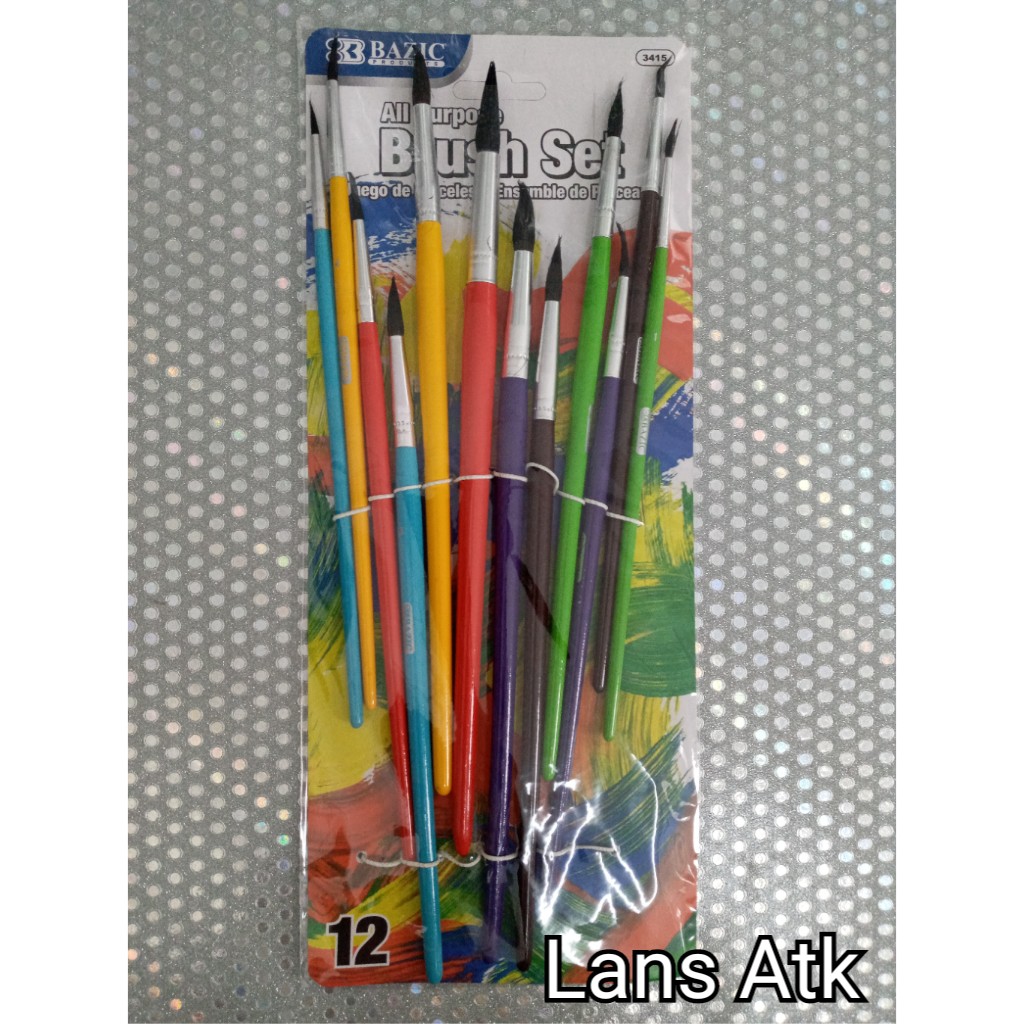 

Kuas Cat Air Bazic All Purpose / Brush Set 3415 (12pcs)