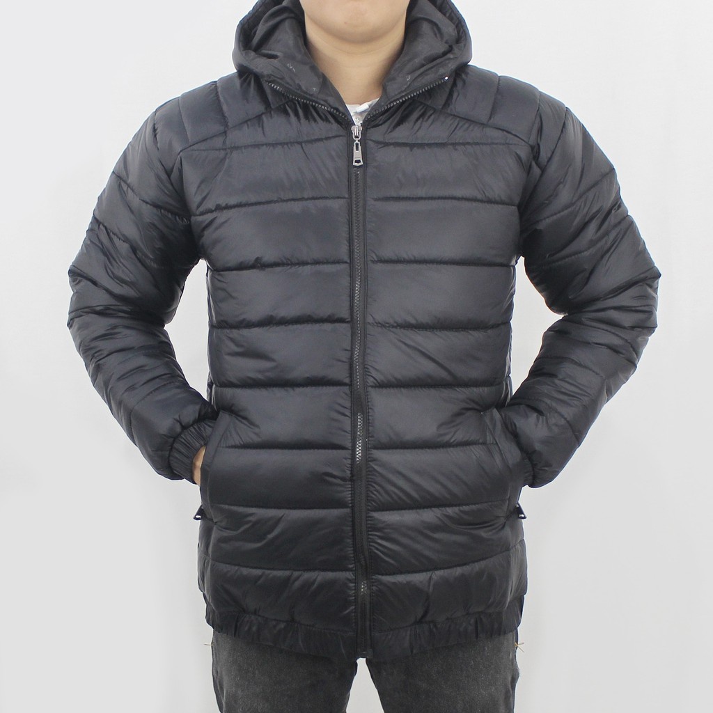 jaket parasut pria gunung outdoor puffer winter murah original waterproof Bulu angsa