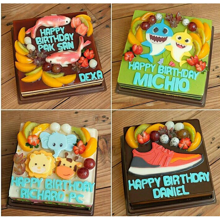 

PUDING ULTAH FULL MOTIF 27CM