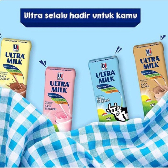 

Susu Ultra Milk ALL VARIAN 200 Ml Isi 24 Pcs PER DUS