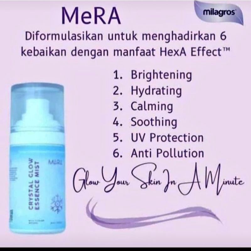 MeRA Crystal Glow Essence Mist