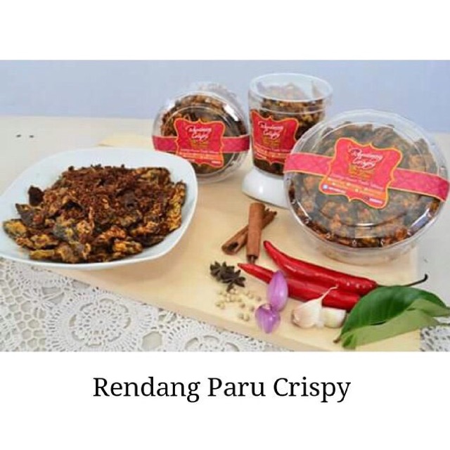 

Rendang Paru Crispy