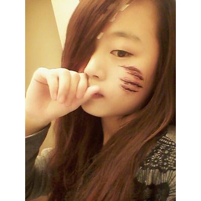 Costume Halloween Kostum Pesta  tattoo sticker/ stiker tato halloween luka gigitan/ temporary tattoo