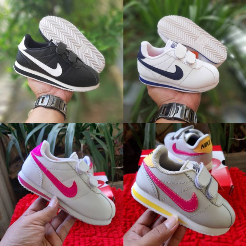 sepatu anak nike cortess size 20-35 Velcro premium quality