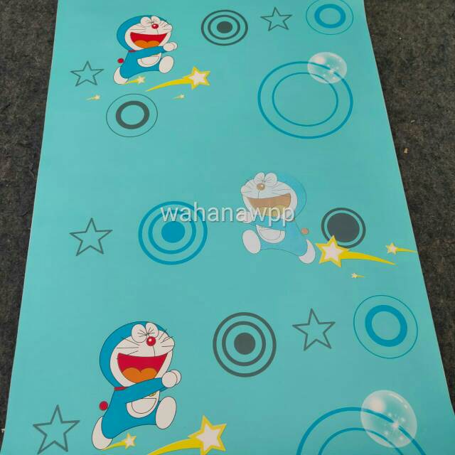 Wallpaper Doraemon Star Biru uk:45 cm x 10 meter