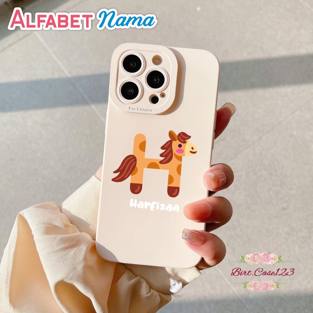 SOFTCASE PROCAMERA CUSTOM ALPABETOPPO VIVO SAMSUNG REALME XIAOMI IPHONE INFINIX FOR ALL TYPE BC6339