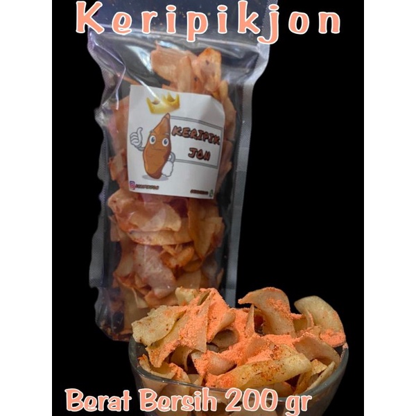 

keripik singkong bawang (balado) 200gr