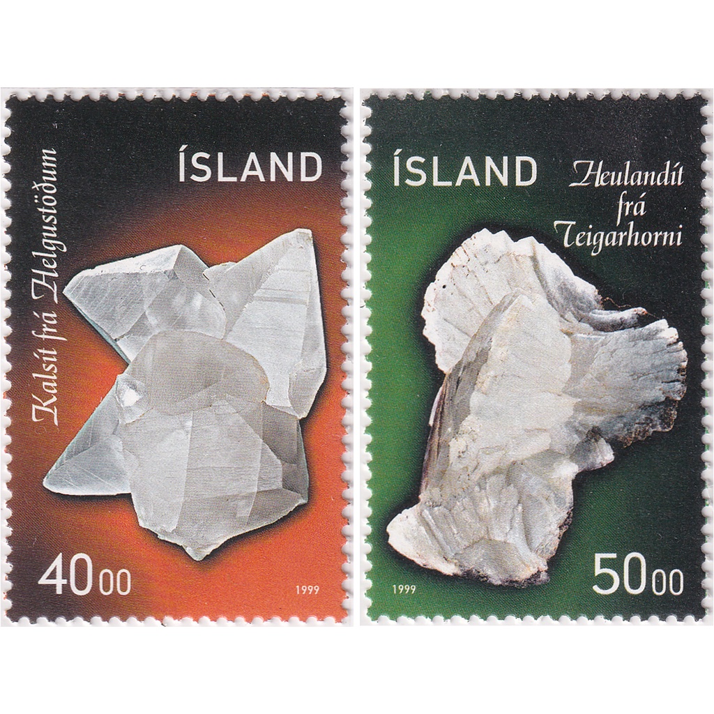 

Prangko Iceland 1999 - Minerals