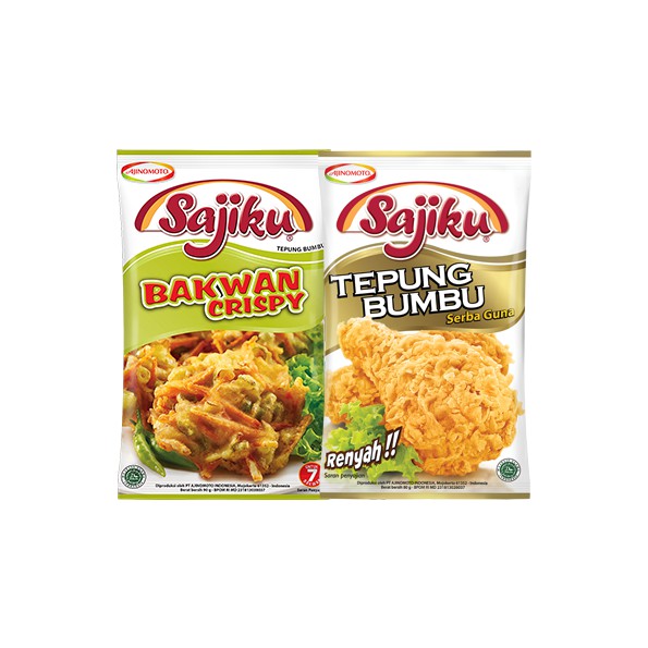

Sajiku Tepung Bakwan Crispy 90 gr per gantung 10 sachet