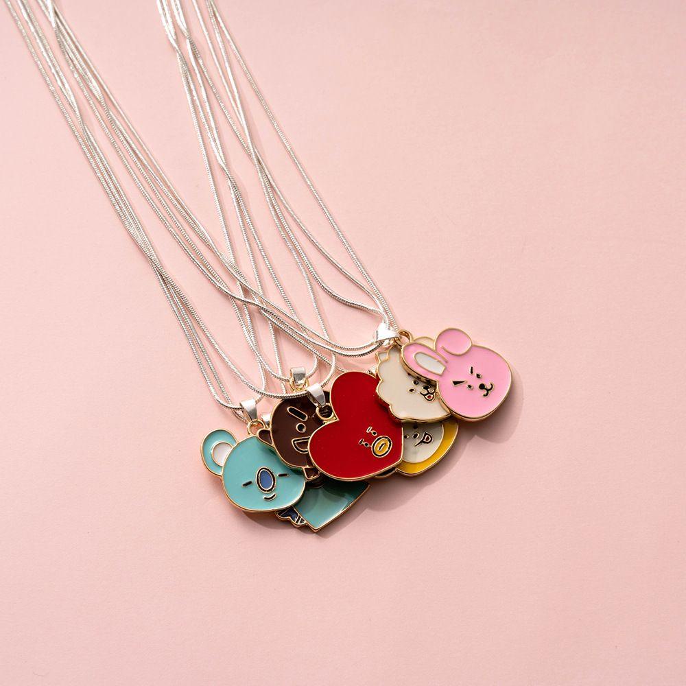 Lily BTS Kalung KPOP Perhiasan Lucu Pria Wanita Unisex BT21 Jewelry