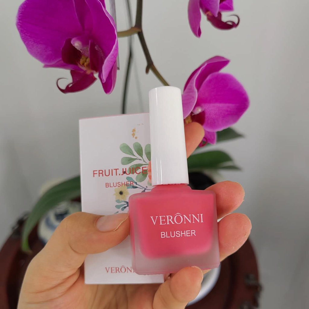 [HARGA PROMO]VERONNI FRUIT JUICE BLUSHER WATERPROOF BLUSH ON LIQUID TAHAN AIR TAHAN LAMA