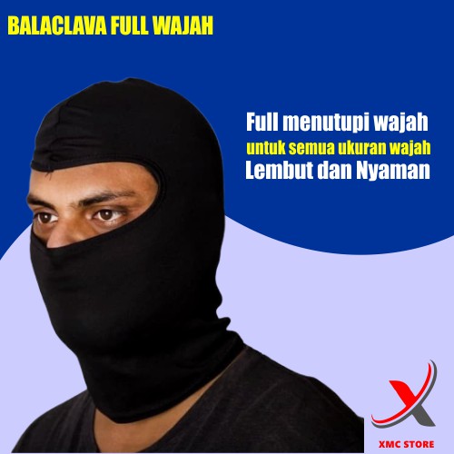 Penutup Wajah Masker Pria Balaclava Motor Sarung Penutup Wajah Masker Pria Balaclava Motor Sarung