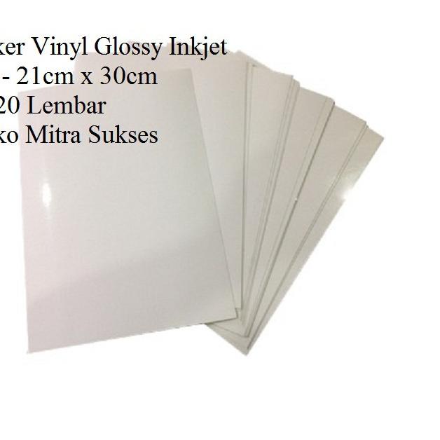 ✯ Stiker Vinyl Inkjet A4 ♨