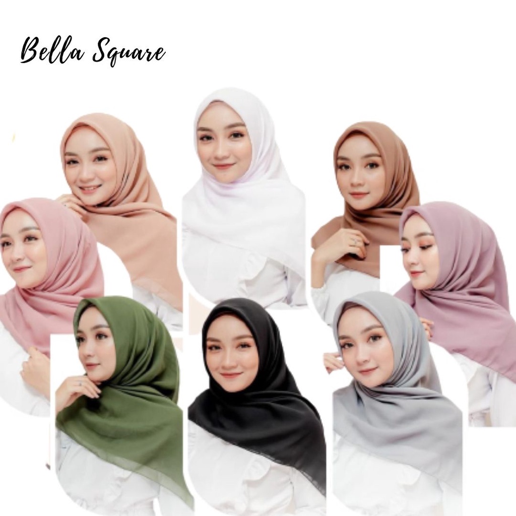 Hijab BELLA SQUARE Segi Empat