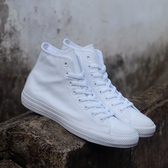 converse chuck taylor all star ox white mono