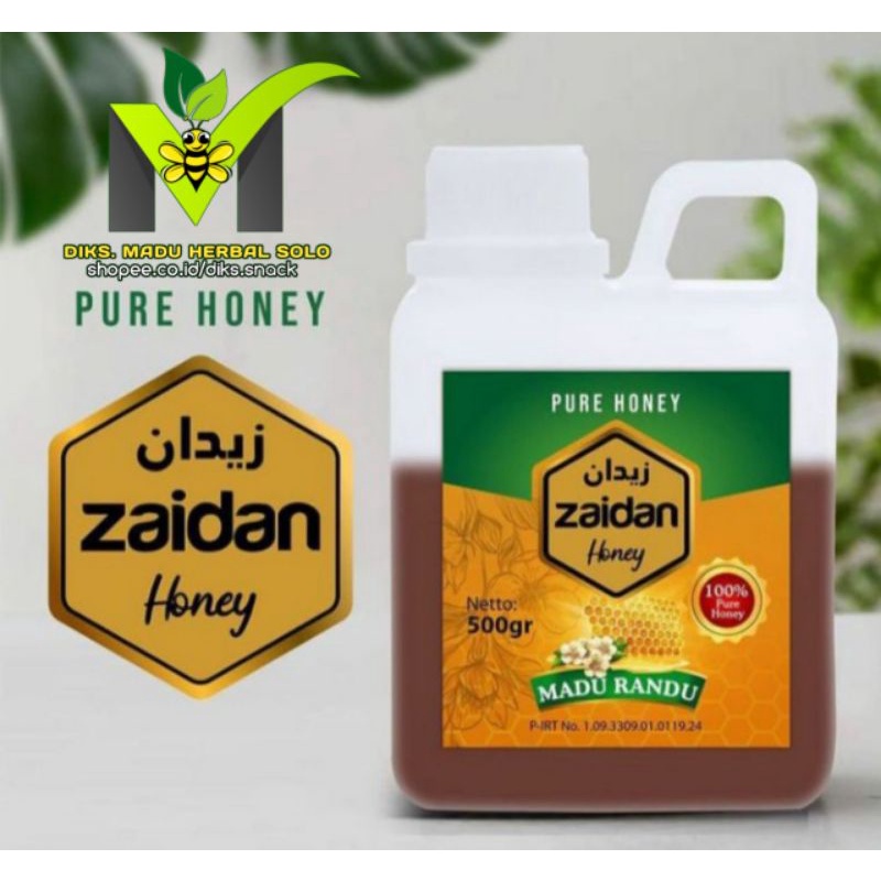 

Madu Randu Zaidan Pure Honey 500gr ( free buble warp )
