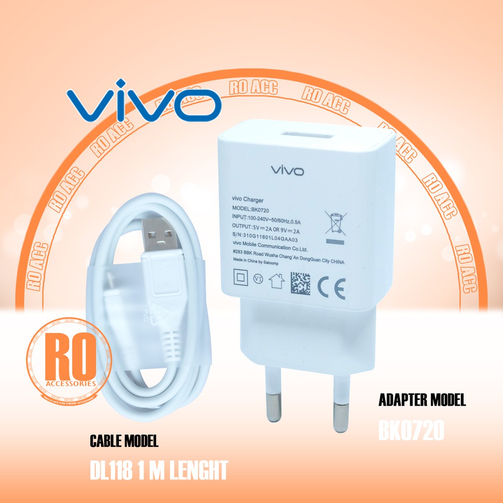 [RO ACC] CHARGER CASAN VIVO V5 V7 V7PLUS V9 Y71 Y83 FAST CHARGING ORIGINAL
