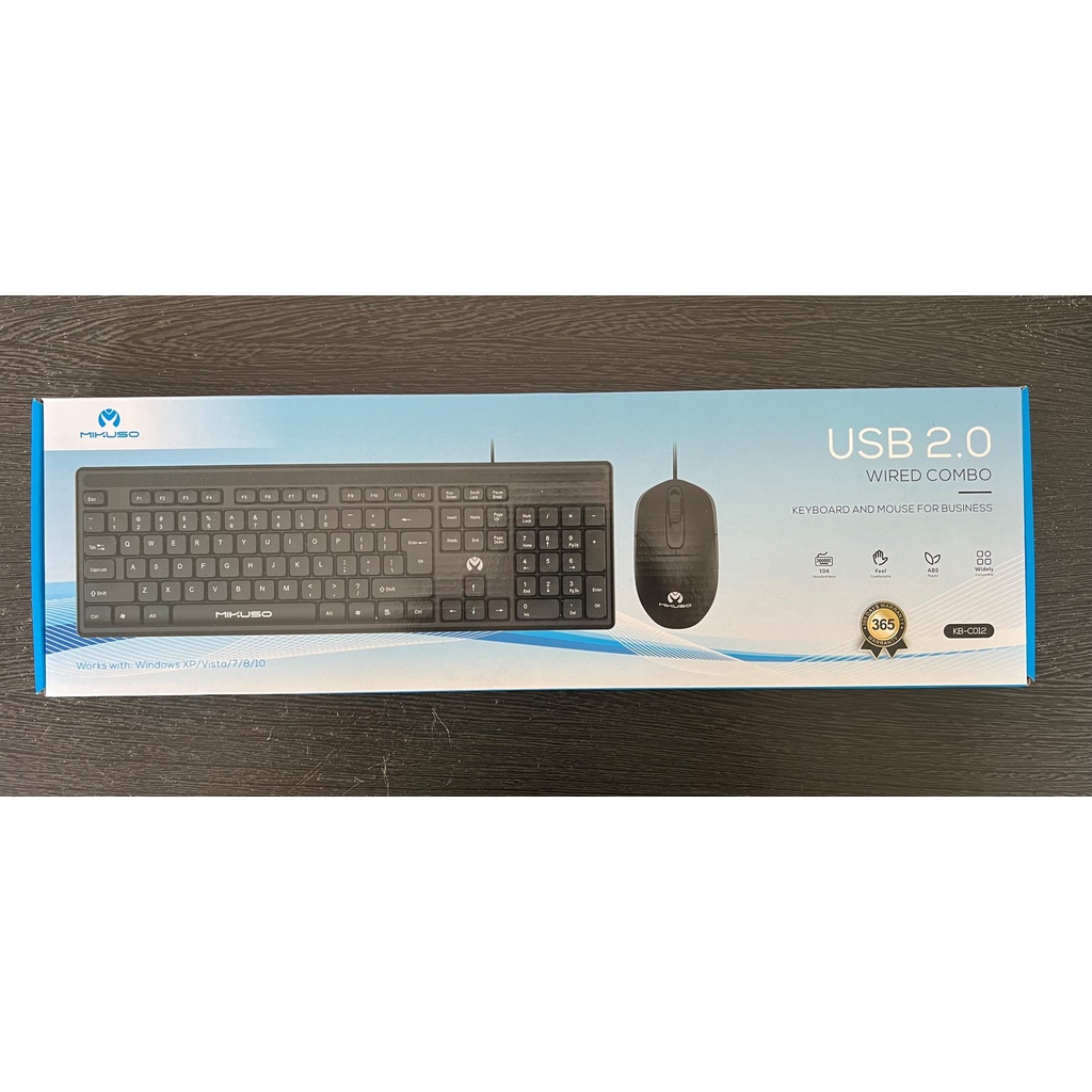 Keyboard + Mouse Set Mikuso KB-C012 (Bundle Combo)