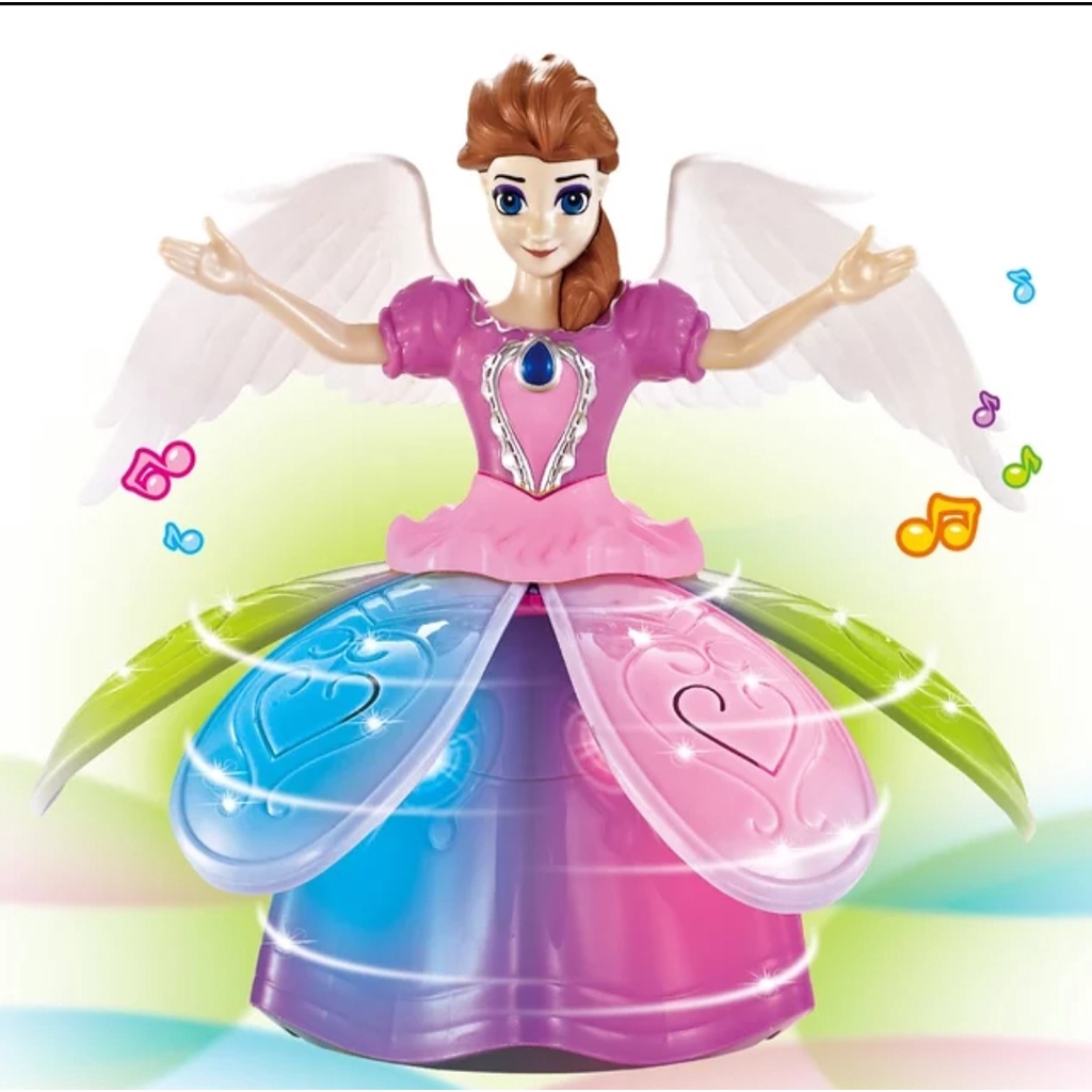 Boneka Frozen Angel Girl Lovely Peri Bersayap Mainan Anak Bayi Perempuan