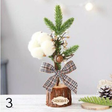 25cm pajangan POHON NATAL MINI meja ornament aksesoris dekorasi christmas