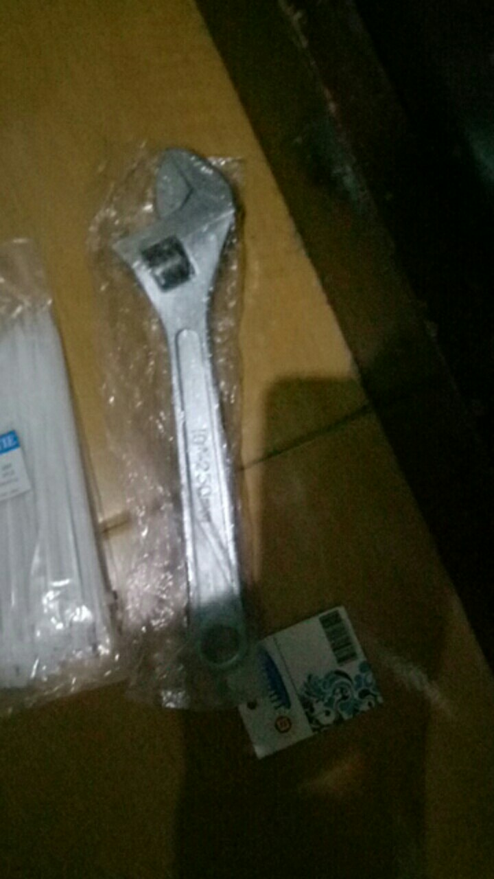 Hiroki Kunci Inggris 10 Inch Heavy Duty Buka Baut Mur Bengkel Industri Adjustable Wrench Key Open Up