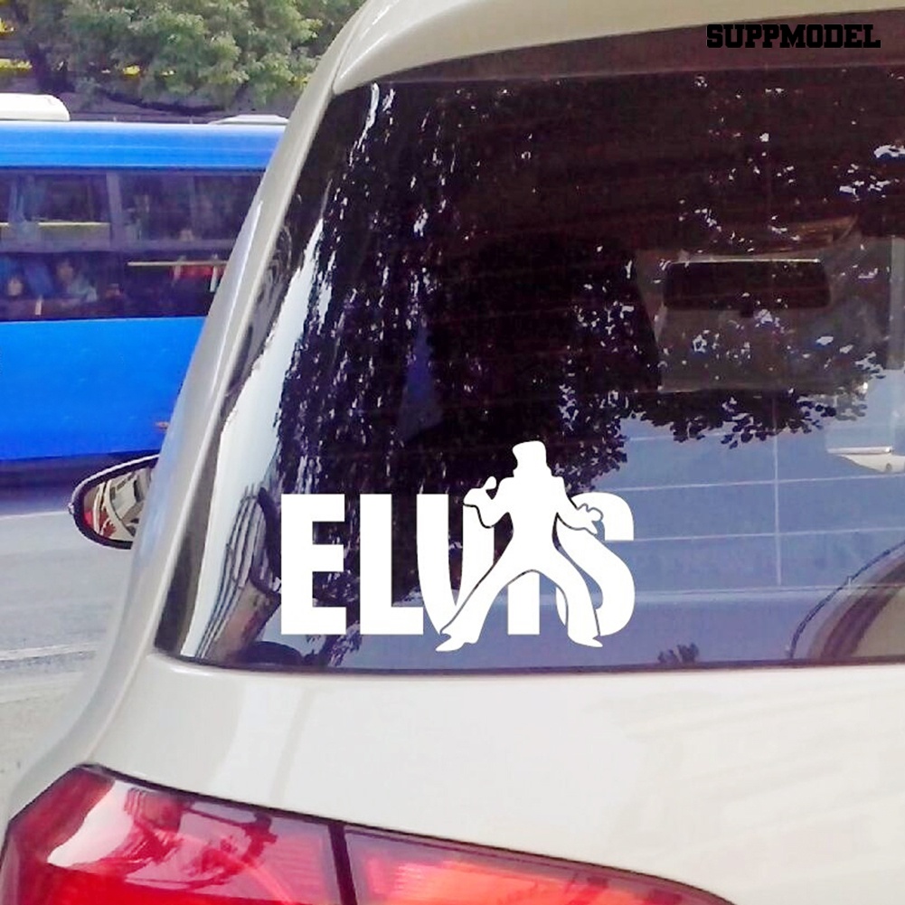Stiker Vinyl Reflektif Elvis Untuk Bumper / Jendela Mobil