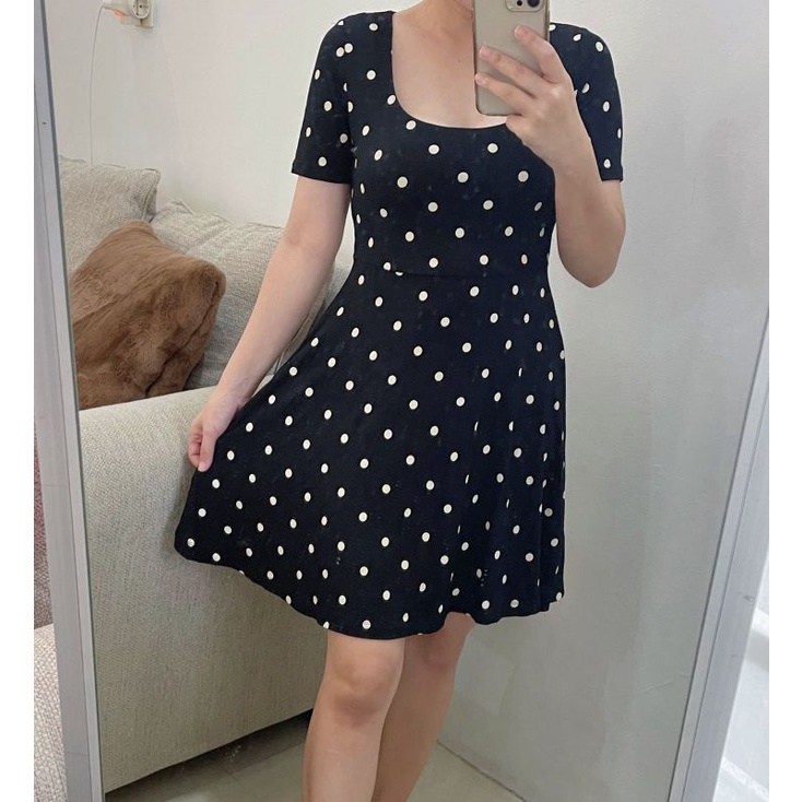 Old NY polkadot mini dres