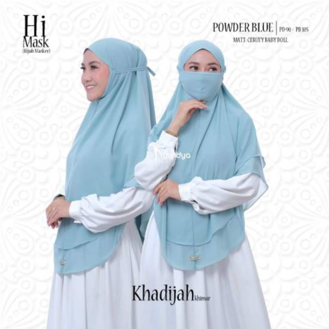 KHIMAR KHADIJAH 1 SET MASKER || AYUNDYA