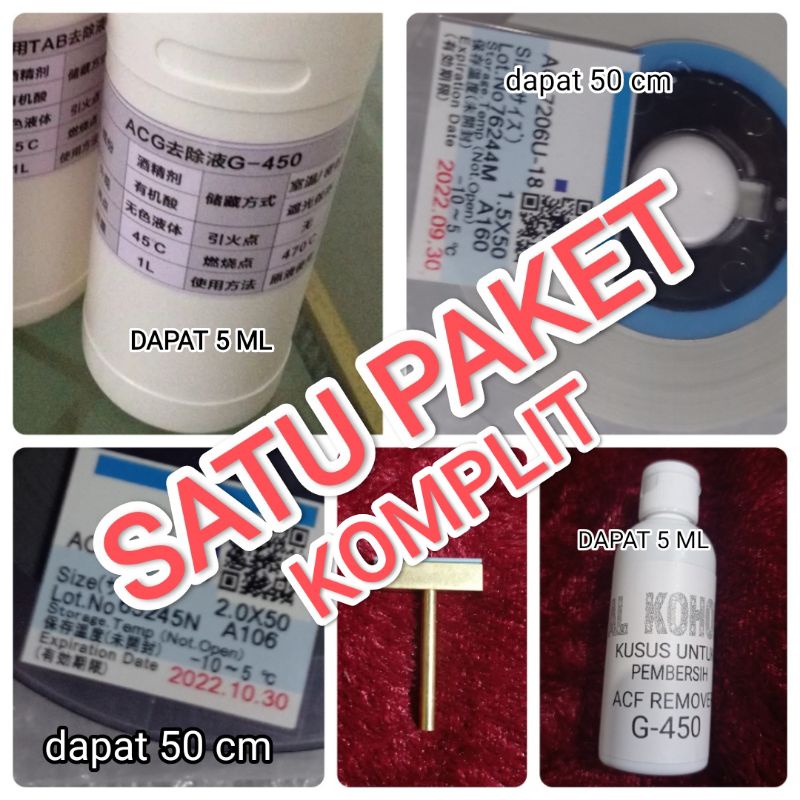 Jual Satu Paket Komplit - Lengkap - Lem Ic Cof Lcd Tv Lem Perekat Tcon ...