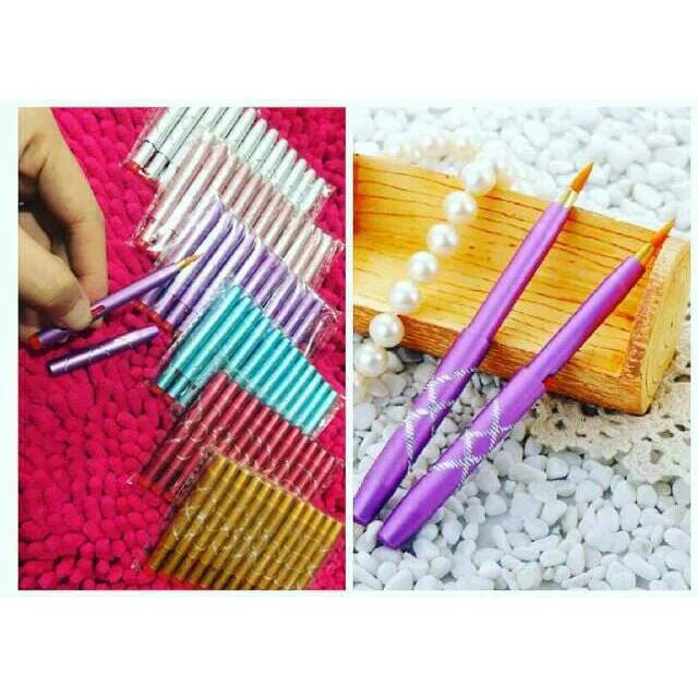 Kuas Lipstik Tutup Auto - Lipstick Brush Make Up Beauty Tools