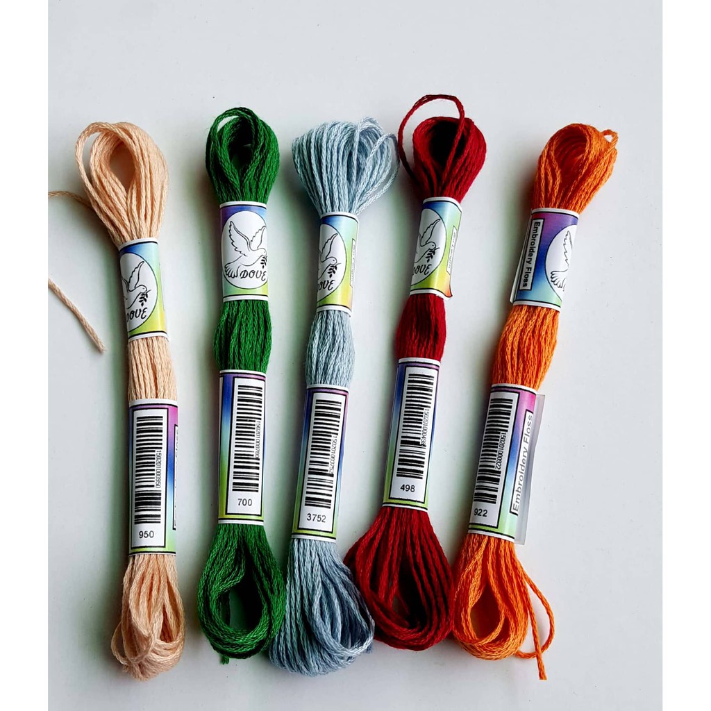 Benang sulam/kristik Dove - kode dmc