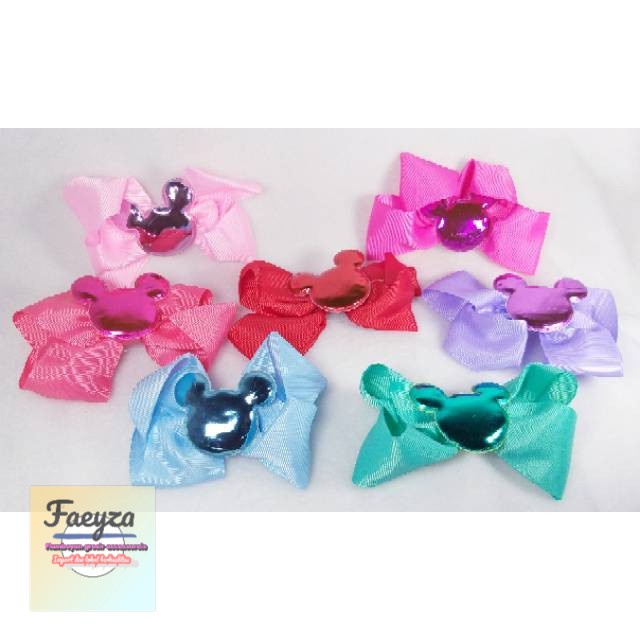 Jepit rambut kupu &amp; mikey pita 10 PCS