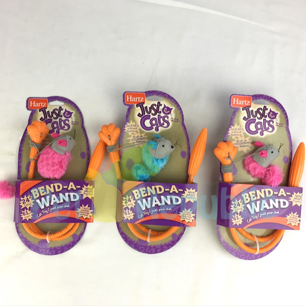 

Pet Republic Mainan Kucing Premium HARTZ Just Cats Bend A Wand
