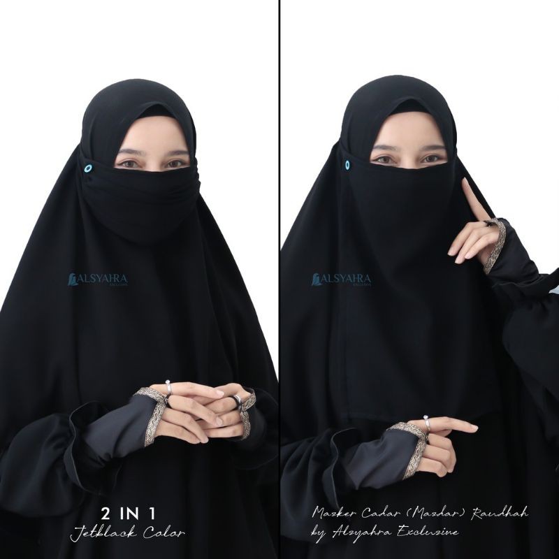 Masker Cadar  (Masdar) Raudhah Alsyahra Exclusive